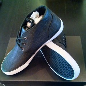 Andrew Marc Mens Black Sneakers 10 -NEW